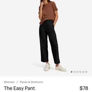 Everlane Easy Pant - Black